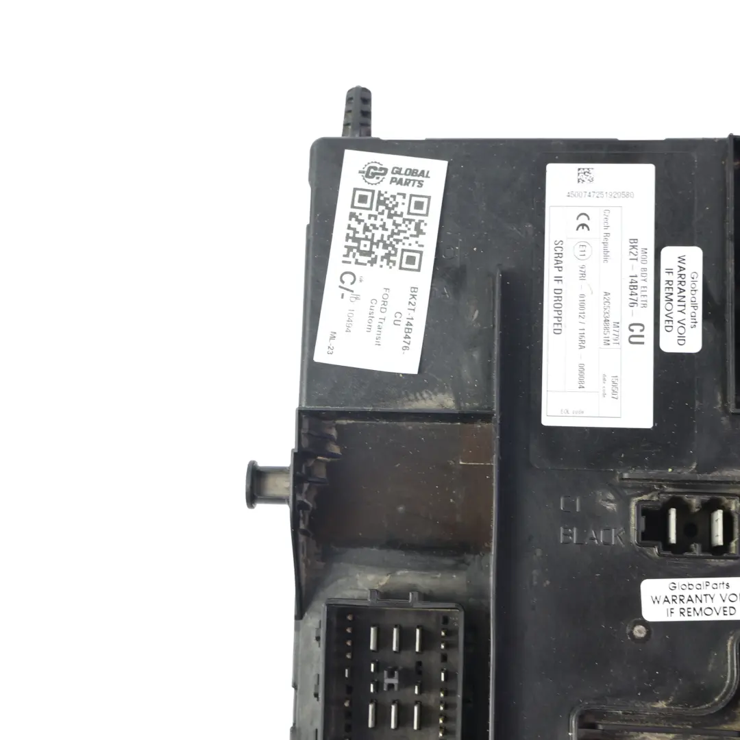 Ford Transit Mk8 Moduł BCM Skrzynka Bezpieczników Przekaźnik - SKU BK2T-14B476-CU - Numer Części BK2T-14B476-CU
