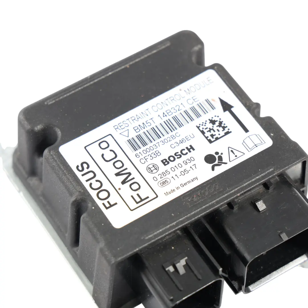 MK3 Modulo Centralina Controllo Airbag per Ford Focus con numero di parte BM5T-14B321-CE Ford Focus MK3 Modulo Centralina Controllo Airbag - SKU BM5T-14B321-CE - Numero di parte BM5T-14B321-CE