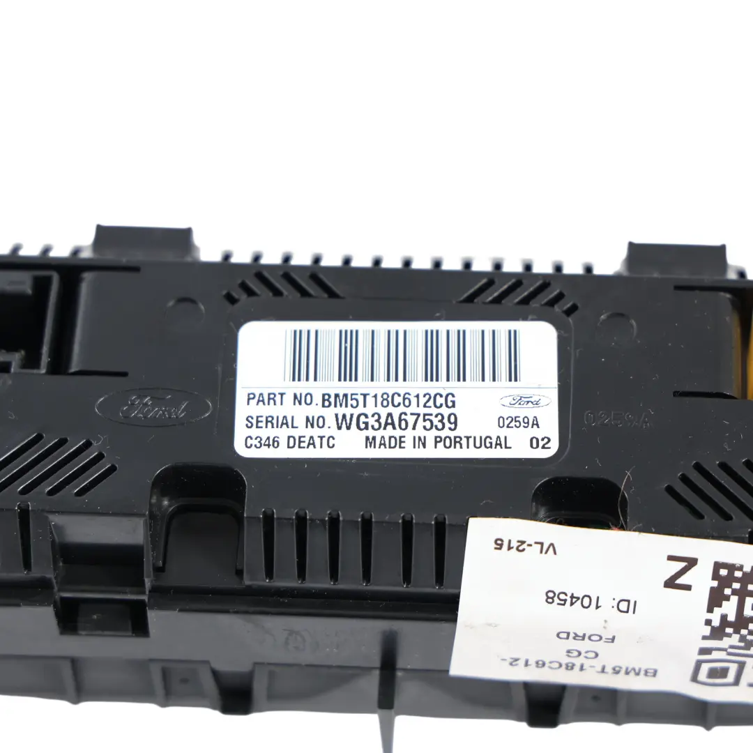 Ford Focus Mk3 Heater Climate Control Panel Switch - SKU BM5T-18C612-CG - Part number BM5T-18C612-CG