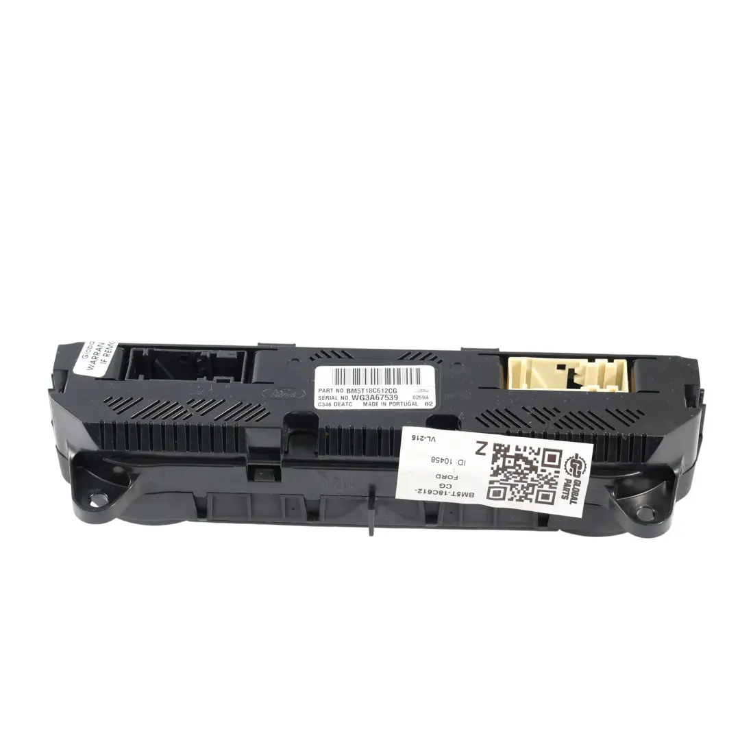 Ford Focus MK3 Pannello Interruttore Controllo Climatizzatore - SKU BM5T-18C612-CG - Numero di parte BM5T-18C612-CG