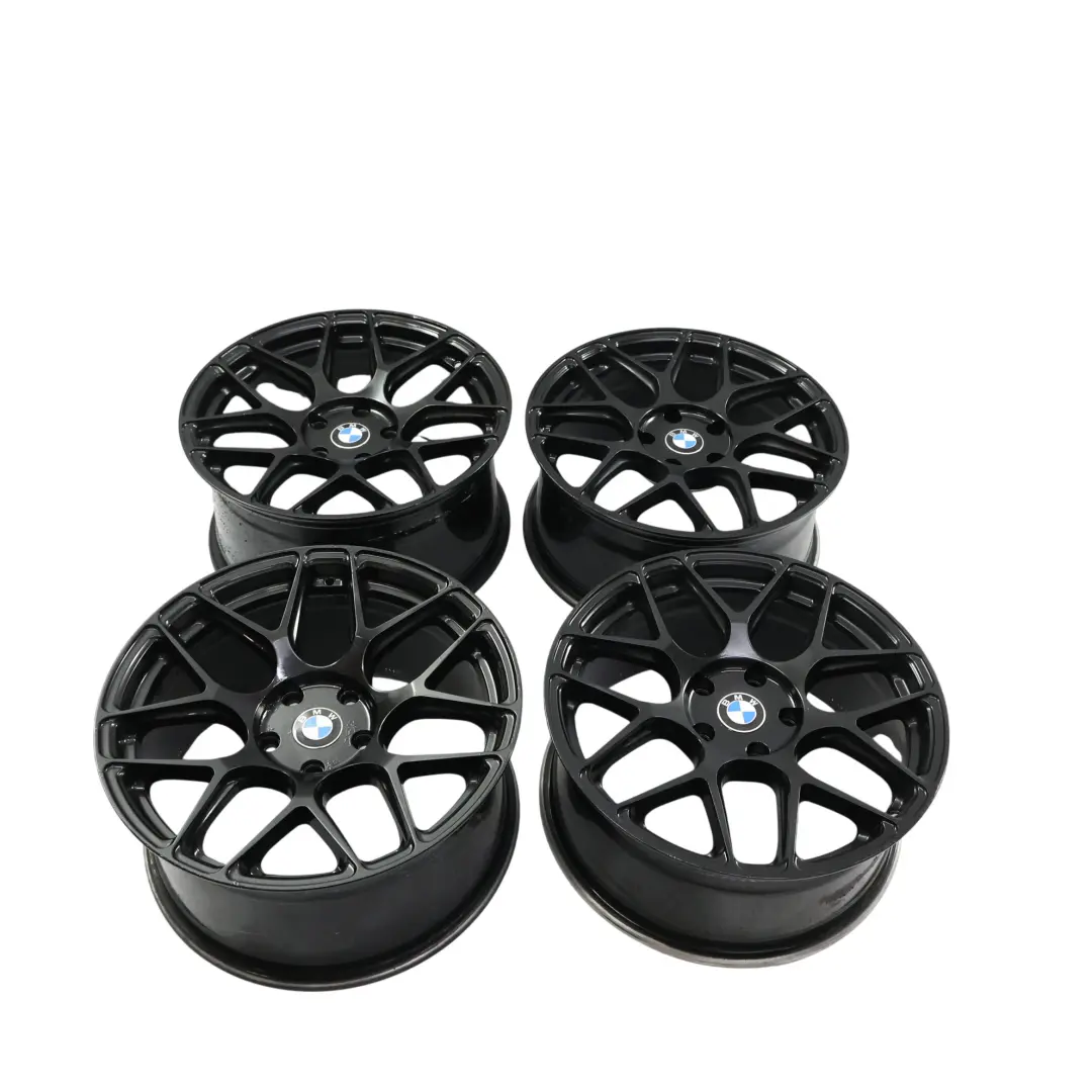 VIA Black Alloy Wheel Rim Front Rear 18" 9J 8J Set to BMW with Part number BMW-VIA-18-SET BMW VIA Black Alloy Wheel Rim Front Rear 18" 9J 8J Set - SKU BMW-VIA-18-SET - Part number BMW-VIA-18-SET