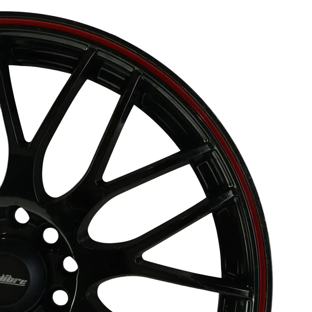 Calibre Motion Alloy Wheel Rim Black 17" 7J ET:40 Red Stripe to with Part number CALIBRE-RIM Calibre Motion Alloy Wheel Rim Black 17" 7J ET:40 Red Stripe - SKU CALIBRE-RIM-1 - Part number CALIBRE-RIM