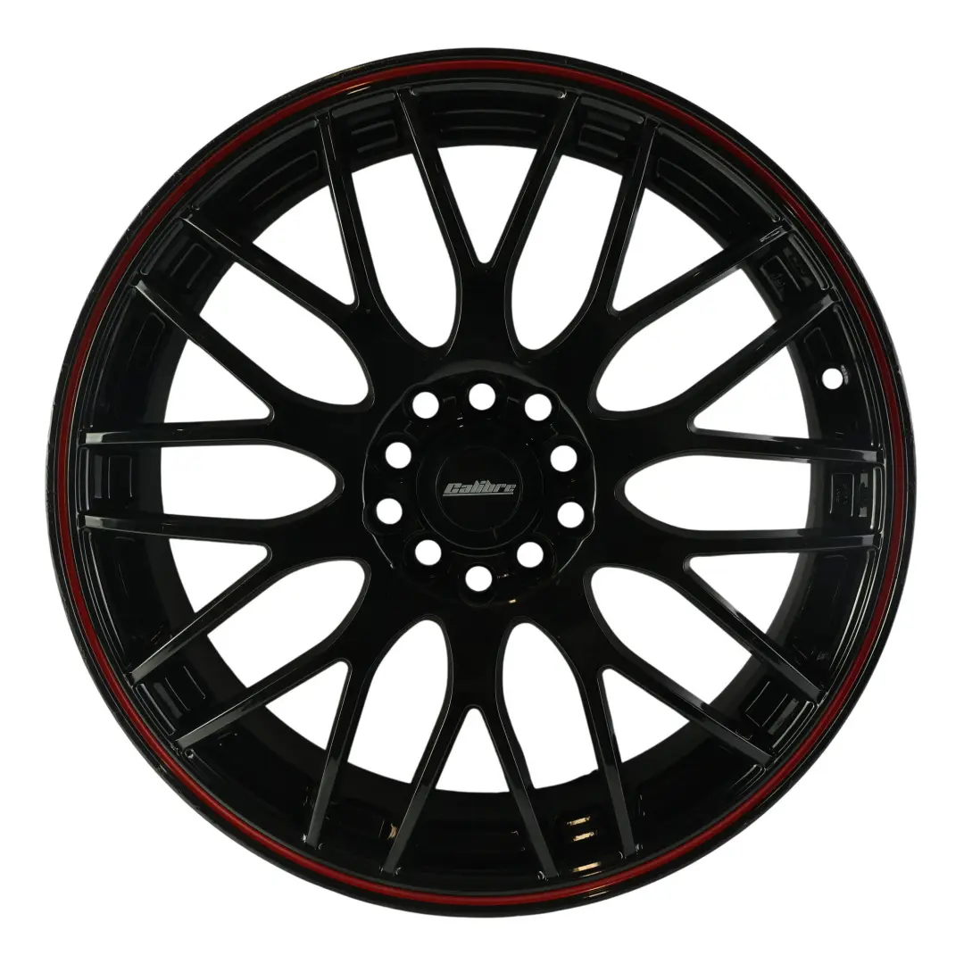  Inny Calibre Motion Cerchione Lega Nero 17" 7J ET:40 Striscia Rossa - SKU CALIBRE-RIM-2 - Numero di parte CALIBRE-RIM