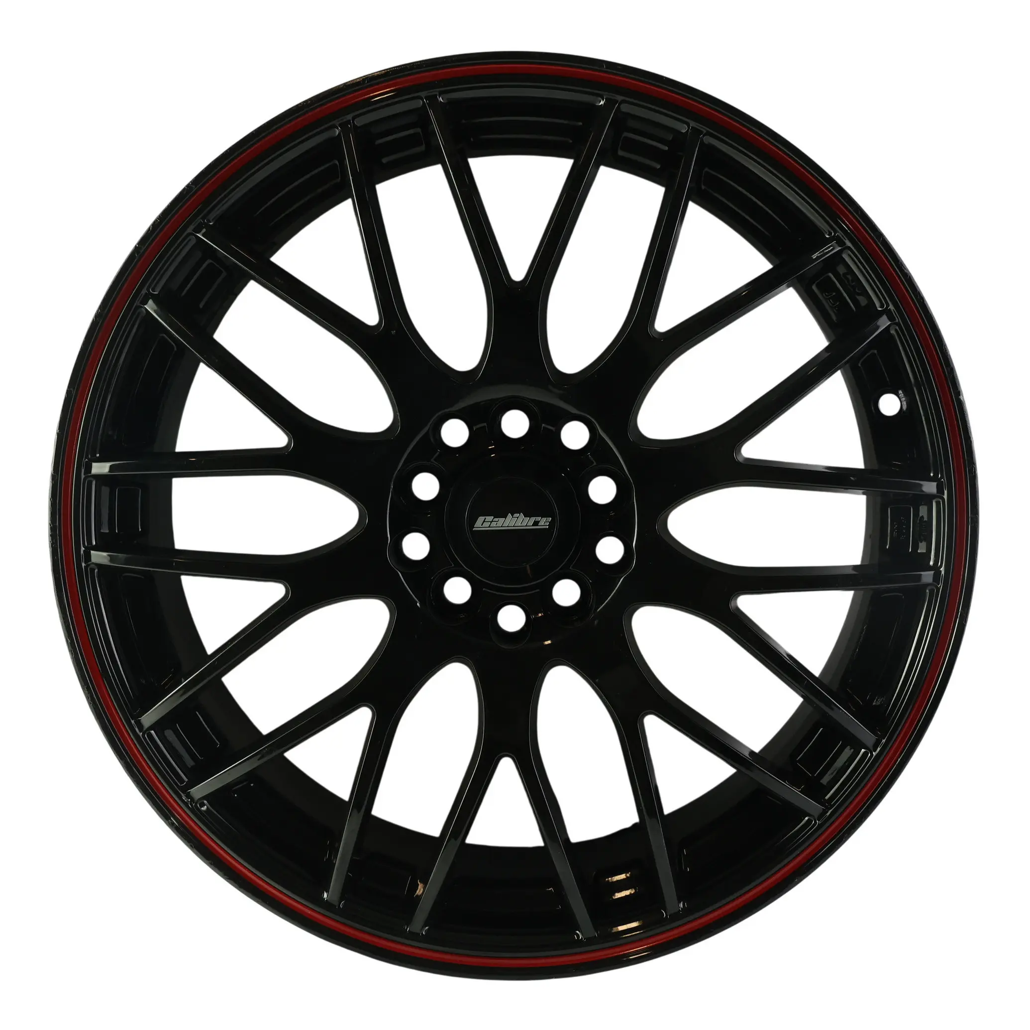 Inny Calibre Motion Jante Alliage Noir 17" 7J ET:40 Bande Rouge