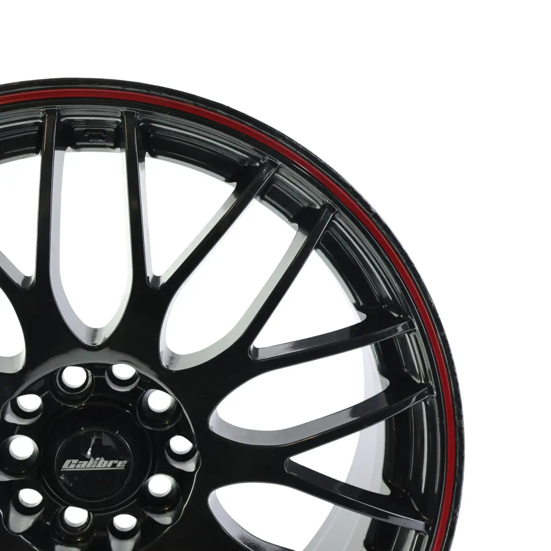  Inny Llanta Aleación Negro 17" 7J Franja Roja - SKU CALIBRE-VIA-17-1 - Número de pieza CALIBRE-VIA-17