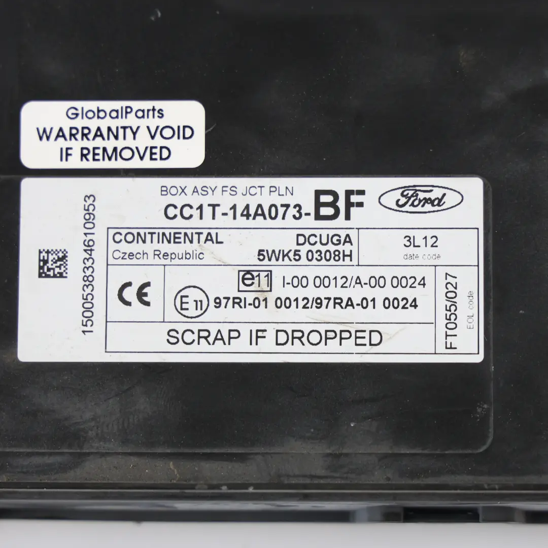 Calculateur Moteur ECU 100HP 2.2 Diesel DRFB pour Ford Transit MK7 à propos du numéro de pièce CC11-12A650-AC Ford Transit MK7 Calculateur Moteur ECU 100HP 2.2 Diesel DRFB - SKU CC11-12A650-AC-1 - Numéro de pièce CC11-12A650-AC