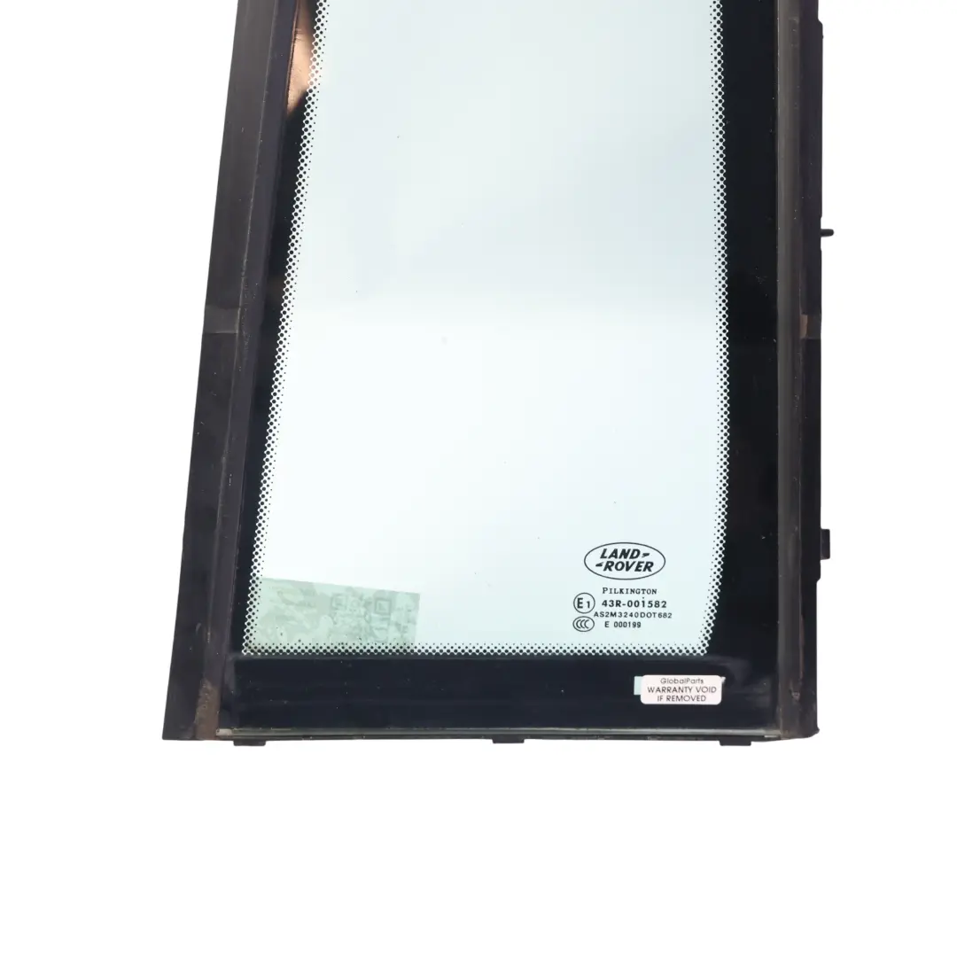 Range Rover L322 Rear Quarter Window Glass Glazing Left N/S XH42-21423-CB - SKU LR040923 - Part number LR040923 