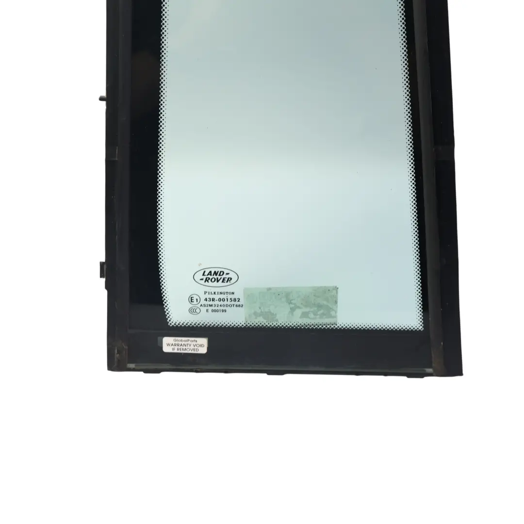 Range Rover L322 Rear Quarter Window Glass Glazing Right O/S Side XH42-21422-CB - SKU LR040922 - Part number LR040923