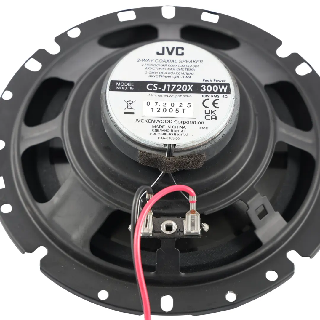 Inny Peugeot 206 Tür Lautsprecher Vorne Links Rechts JVC für mit Teilenummer CS-J1720X Inny Peugeot 206 Tür Lautsprecher Vorne Links Rechts JVC - SKU CS-J1720X - Teilenummer CS-J1720X