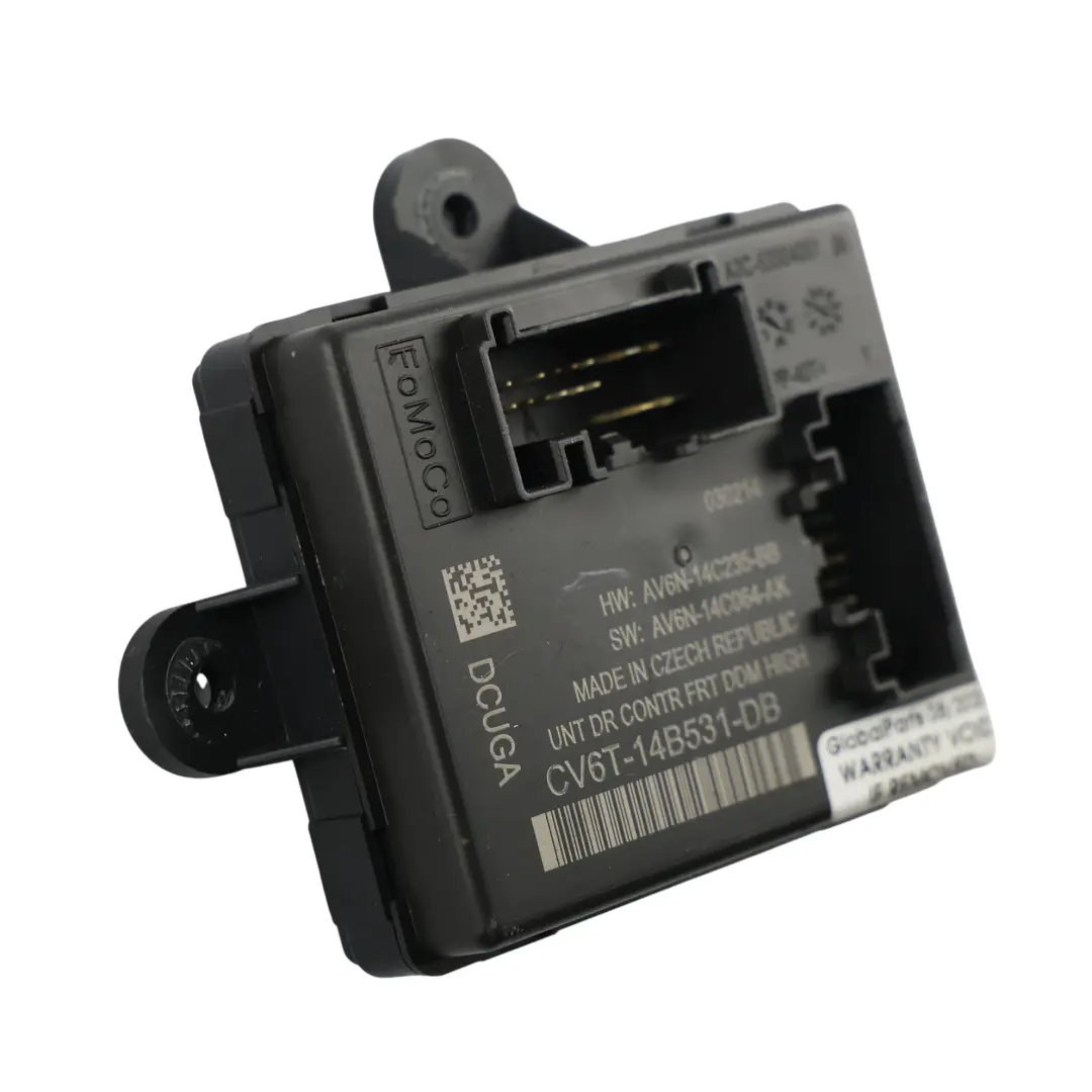 C520 Tür Modul Steuergerät Vorne Links Fahrerseite für Ford Kuga mit Teilenummer CV6T-14B531-DB Ford Kuga C520 Tür Modul Steuergerät Vorne Links Fahrerseite - SKU CV6T-14B531-DB - Teilenummer CV6T-14B531-DB