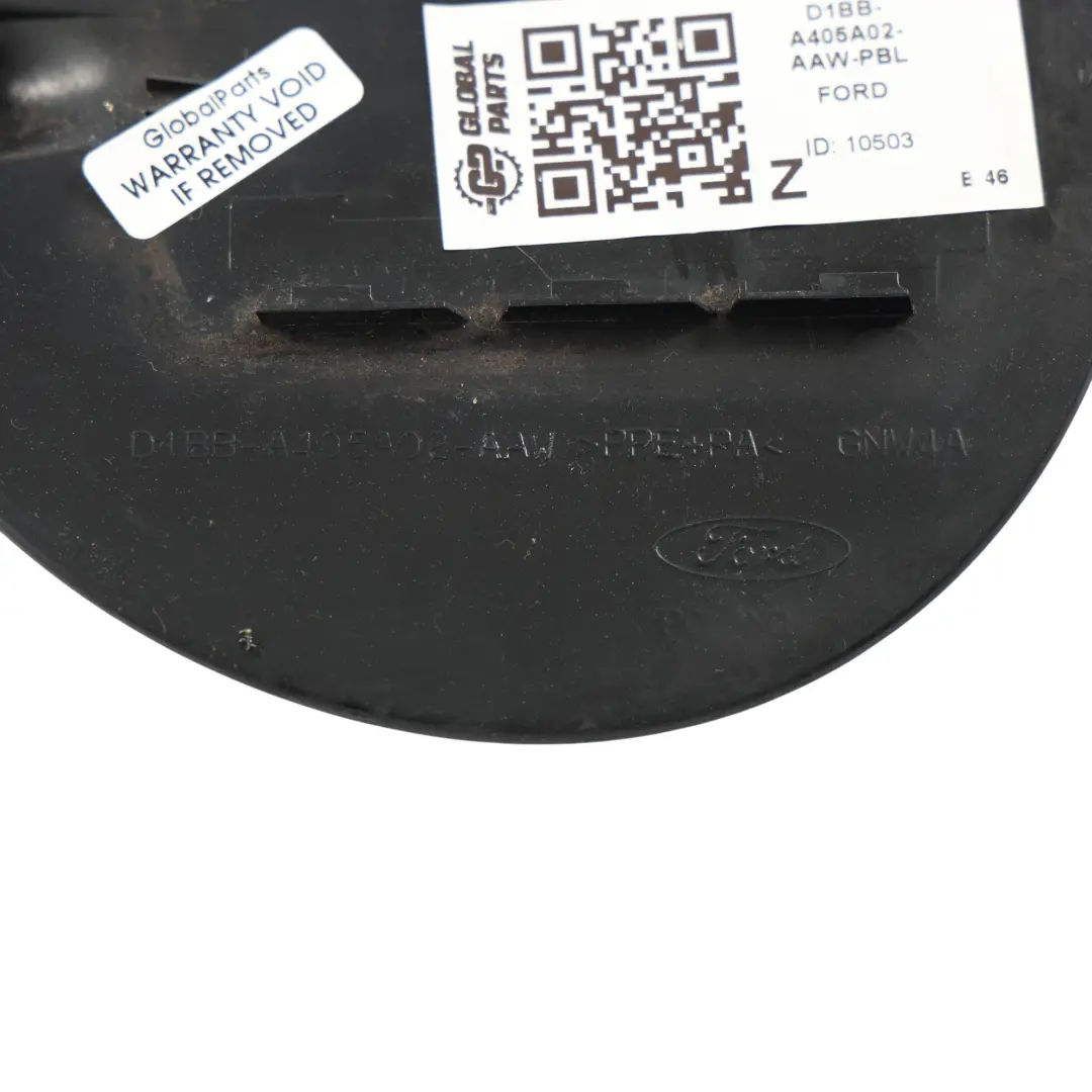 Ford Fiesta MK7 Klapka Wlewu Paliwa Czarny Panther Metallic D9 - SKU D1BB-A405A02-AAW-PBL - Numer Części D1BB-A405A02-AAW
