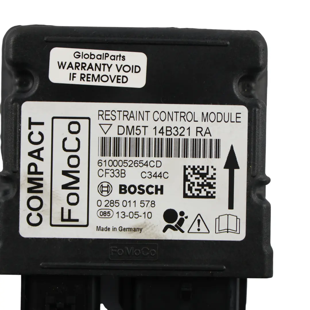Ford C-Max MK2 Module Contrôle Air ECU SRS - SKU DM5T-14B321-RA - Numéro de pièce DM5T-14B321-RA