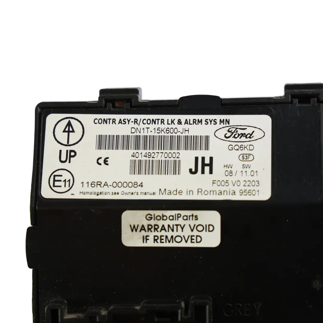 Módulo Control Carrocería BCM ECU DN1T-15K600-JH para Ford Transit Courier Tourneo con número de pieza DN1T15K600JH Ford Transit Courier Tourneo Módulo Control Carrocería BCM ECU DN1T-15K600-JH - SKU DN1T15K600JH - Número de pieza DN1T15K600JH