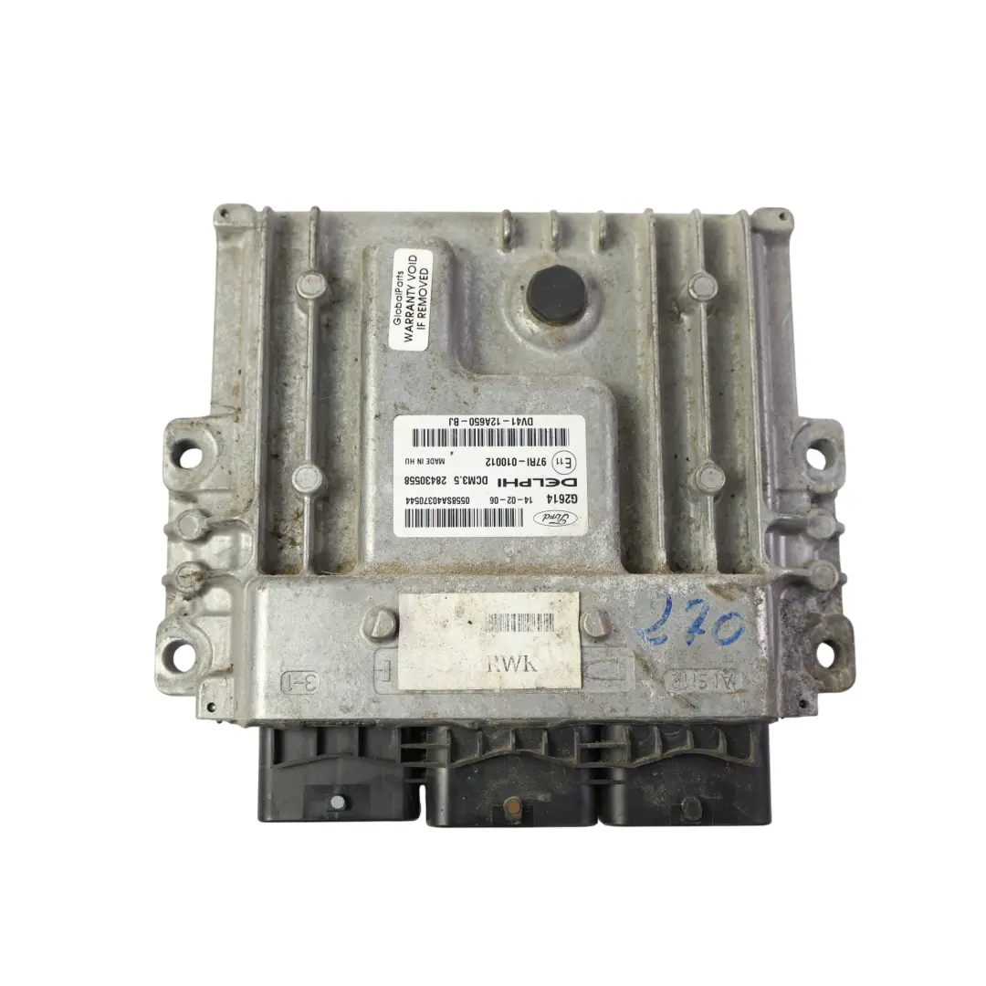 Ford Kuga Mk2 2.0 TDCi TXMA 163HP Engine Control ECU Kit Manual - SKU DV41-12A650-BJ-1 - Part number DV41-12A650-BJ