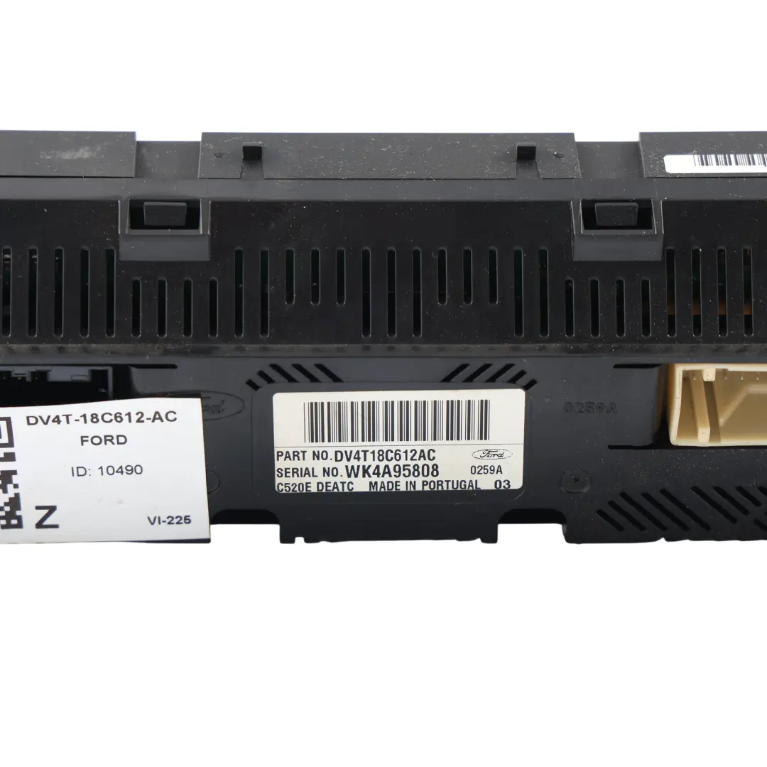 Ford Kuga C520 Mk2 Heater Climate Control A/C Switch Button - SKU DV4T-18C612-AC - Part number DV4T-18C612-AC