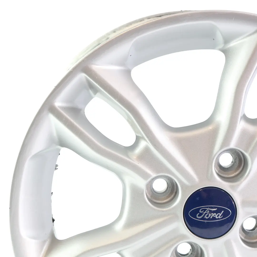 Ford Fiesta Mk7 SIlver Wheel Alloy Rim 15" 6J ET:47.5 - SKU E1BJ-1007-AA-3 - Part number E1BJ-1007-AA