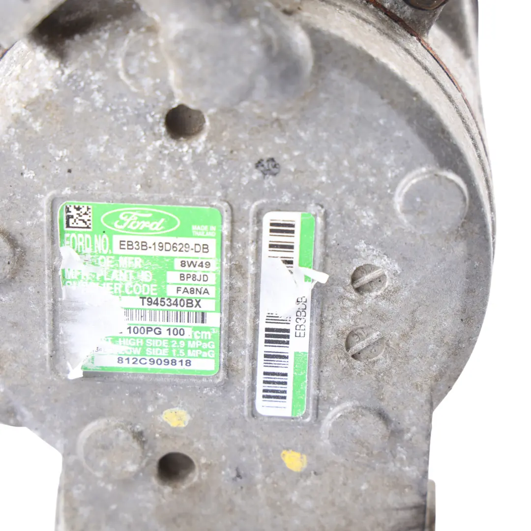 Mk6 Air Con Compressor Pump 3.2 TDCi to Ford Ranger Wildtrak with Part number EB3B-19D629-DB Ford Ranger Wildtrak Mk6 Air Con Compressor Pump 3.2 TDCi - SKU EB3B-19D629-DB - Part number EB3B-19D629-DB