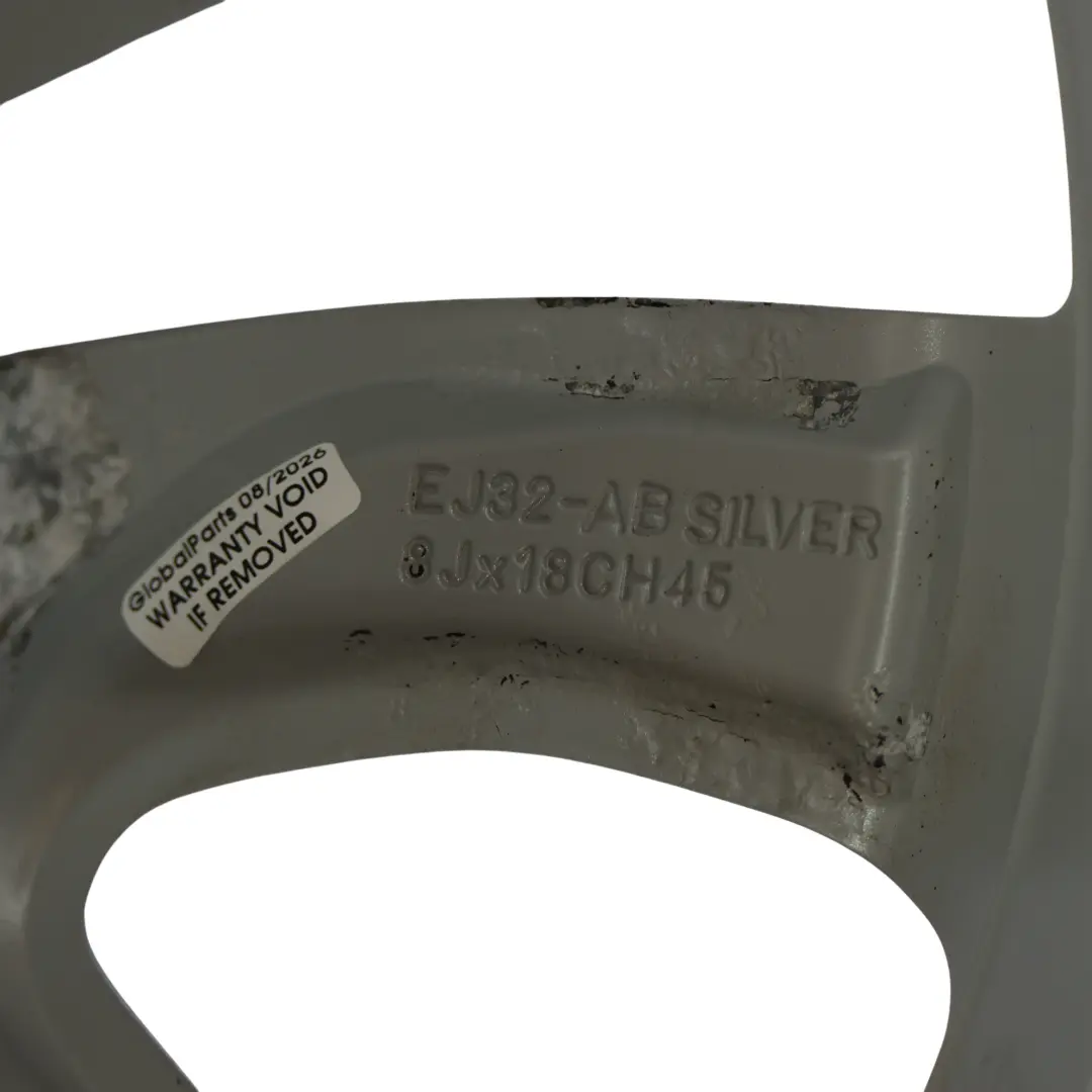 Range Rover Evoque L538 Alloy Wheel Rim Silver 18" 8J ET:45 - SKU EJ32-AB-1 - Part number EJ32-AB