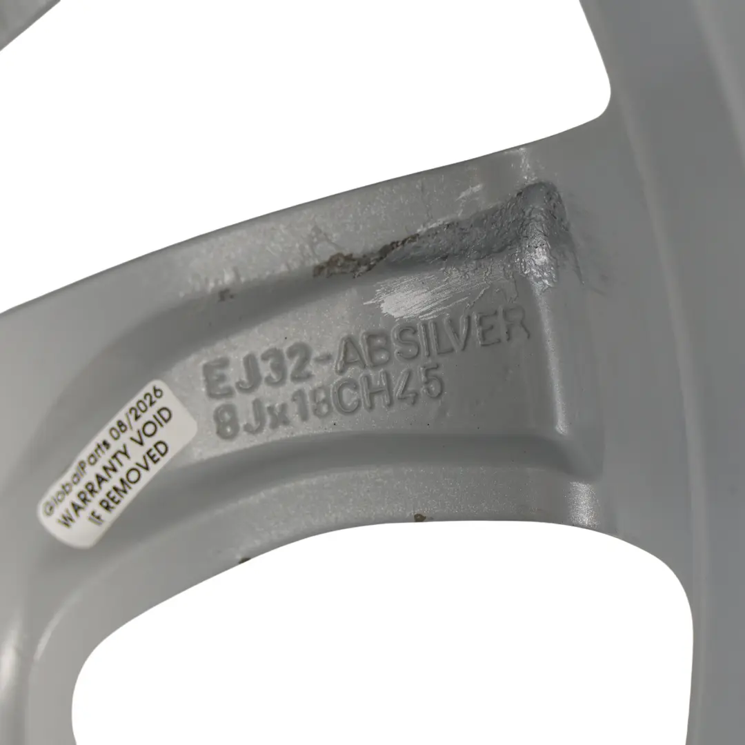 Range Rover Evoque L538 Jante Alliage Argent 18" 8J ET:45 - SKU EJ32-AB-2 - Numéro de pièce EJ32-AB