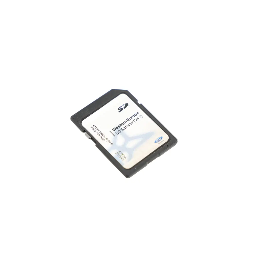 Ford B-Max Media Navigation Sat Nav SD Card Western Europe - SKU EM5T-19H449-DAB - Part number EM5T-19H449-DAB