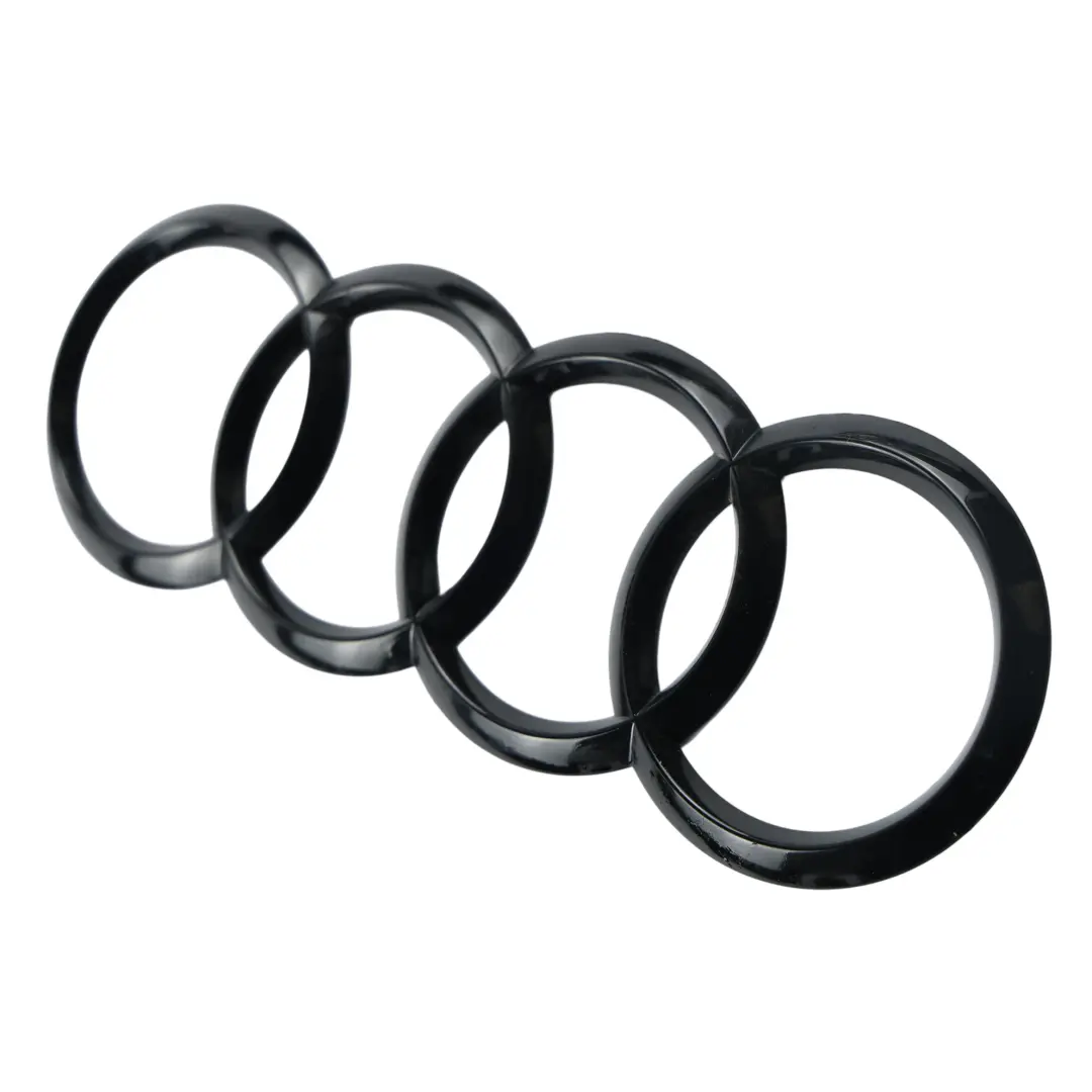 Audi A4 B9 A5 F5 Front Grille Badge Logo Black - SKU EMBLEM-2 - Part number EMBLEM
