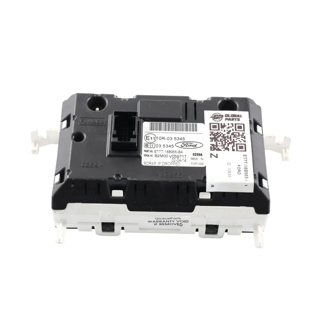Armaturenbrett Multifunktion Display für Ford Fiesta MK7 mit Teilenummer ET7T-18B955-BA Ford Fiesta MK7 Armaturenbrett Multifunktion Display - SKU ET7T-18B955-BA - Teilenummer ET7T-18B955-BA