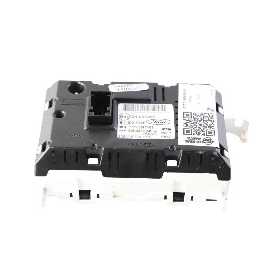 Ford Fiesta MK7 Écran Affichage Tableau de Bord Multifonction ET7T-18B955-BB - SKU ET7T18B955BB - Numéro de pièce ET7T18B955BB