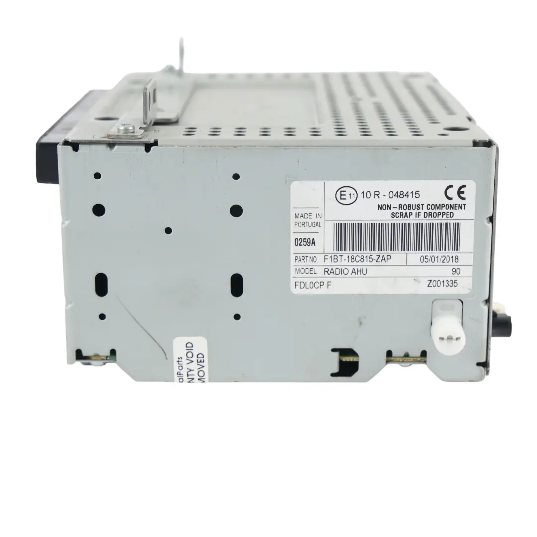 Ford Focus ST MK3 Module Unité Radio CD F1BT-18C815-ZAP - SKU F1BT18C815ZAP - Numéro de pièce F1BT18C815ZAP