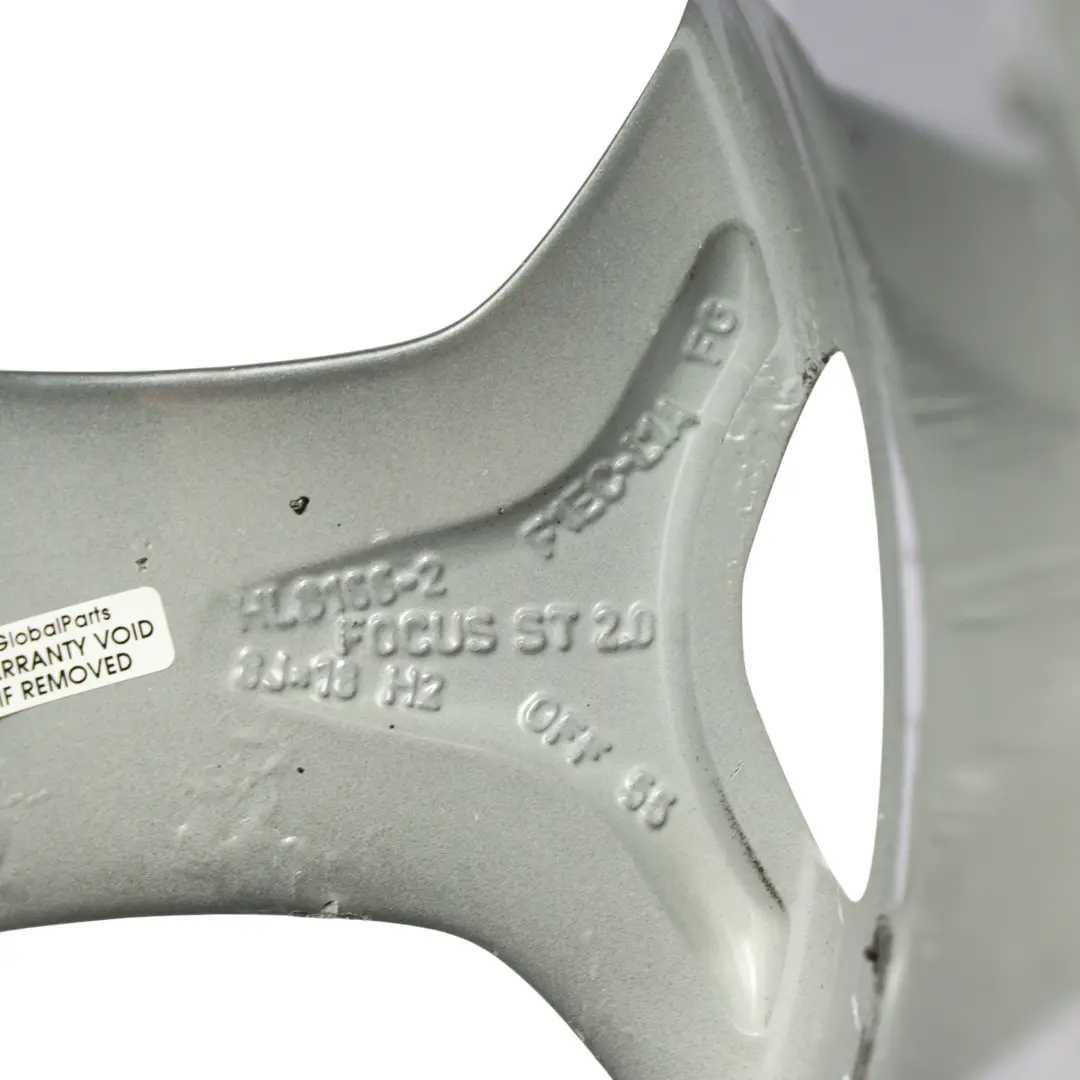 Mk3 ST Silver Alloy Wheel Rim 18" 8J ET:55 to Ford Focus with Part number F1EC-L1A Ford Focus Mk3 ST Silver Alloy Wheel Rim 18" 8J ET:55 - SKU F1EC-L1A-2 - Part number F1EC-L1A