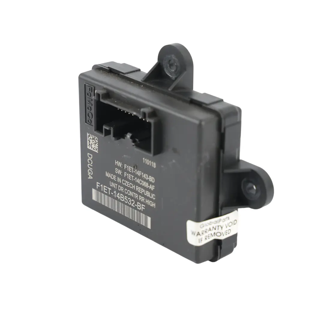 Ford Focus MK3 Module Contrôle Porte Arrière Gauche ECU F1ET-14B532-BF - SKU F1ET14B532BF - Numéro de pièce F1ET14B532BF