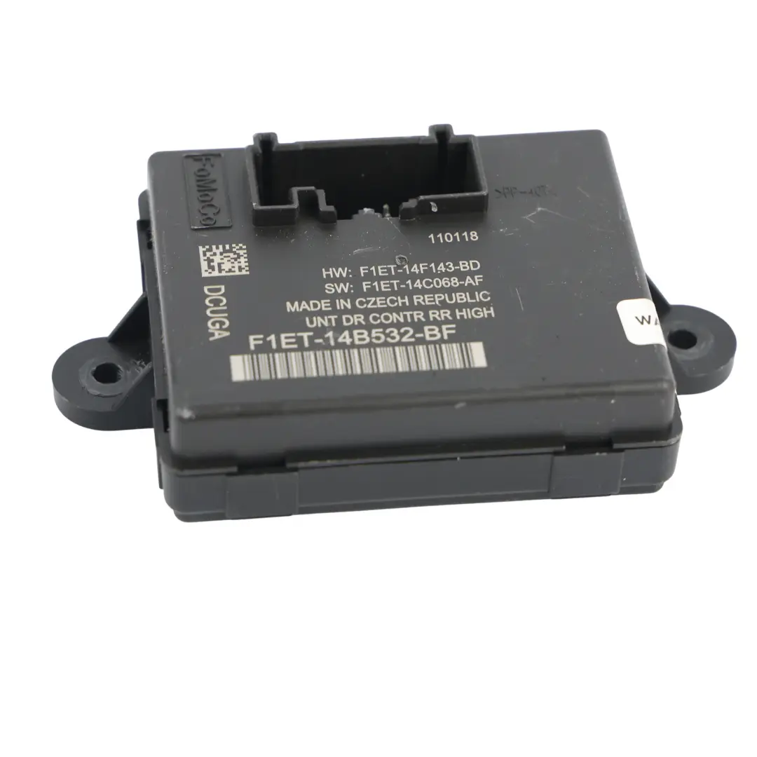 Mk3 Rear Door Control Module Unit ECU Left N/S F1ET-14B532-BF to Ford Focus with Part number F1ET14B532BF Ford Focus Mk3 Rear Door Control Module Unit ECU Left N/S F1ET-14B532-BF - SKU F1ET14B532BF - Part number F1ET14B532BF