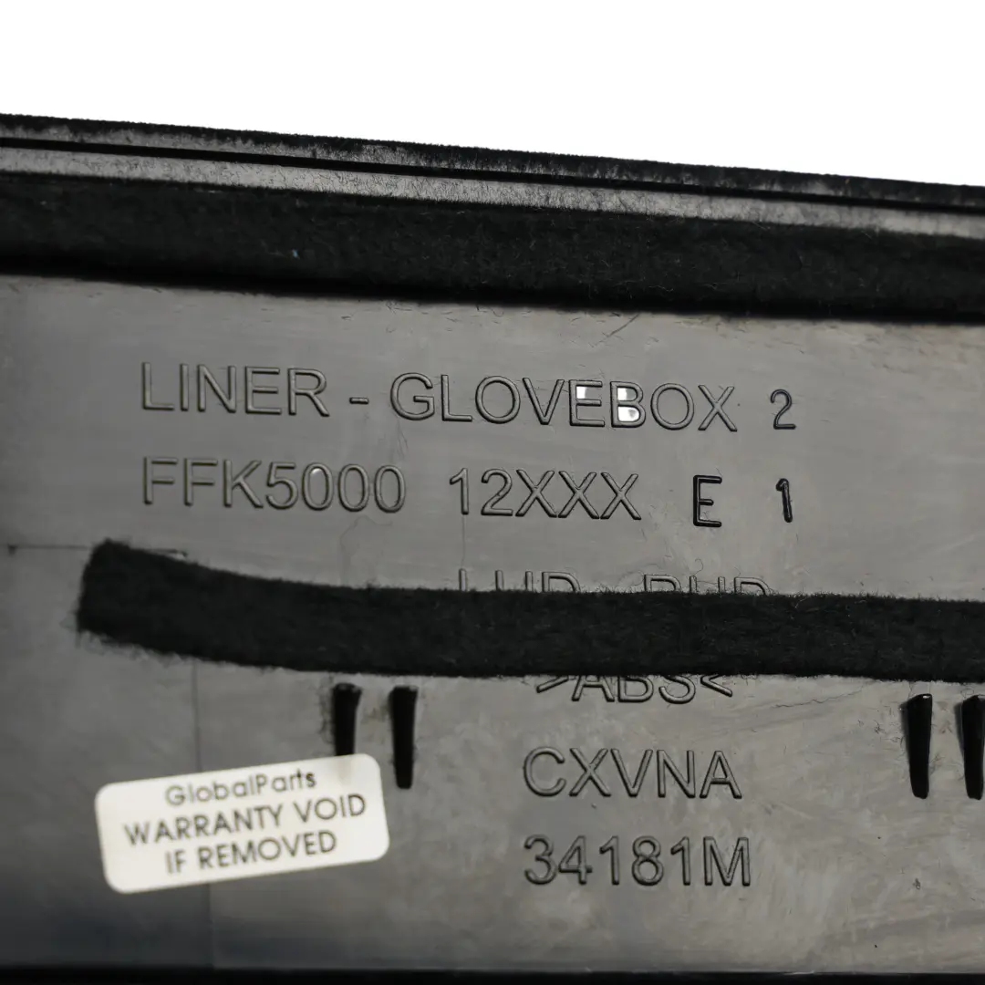 Guantera Superior Compartimento para Land Rover Range Rover Sport L320 con número de pieza FFK500190PVJ Land Rover Range Rover Sport L320 Guantera Superior Compartimento - SKU FFK500190PVJ - Número de pieza FFK500190PVJ