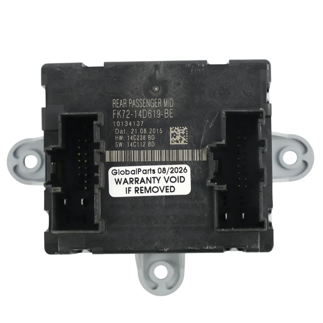 Land Rover Discovery Sport L550 Module Porte Arrière Gauche - SKU FK72-14D619-BE - Numéro de pièce FK72-14D619-BE