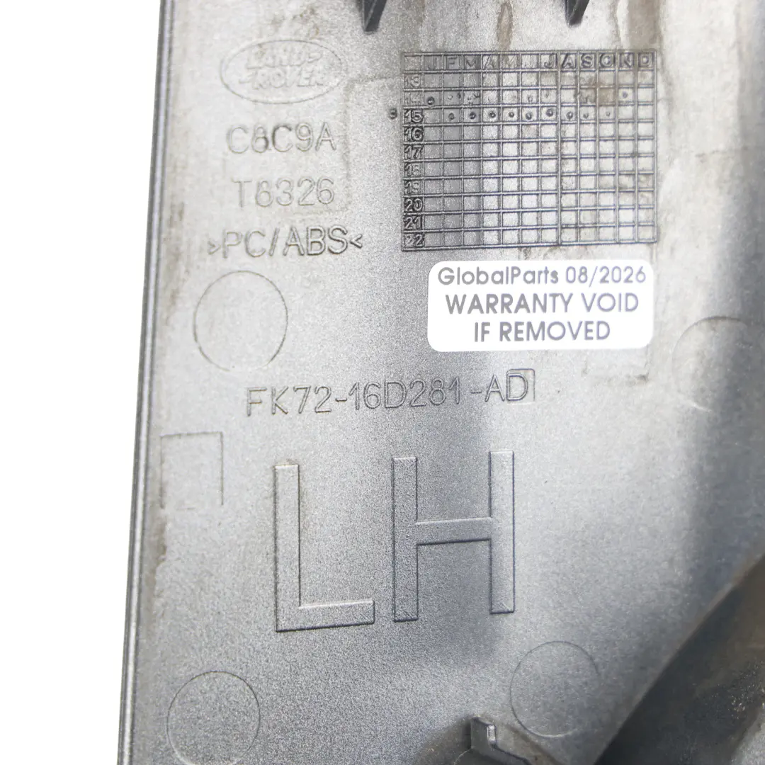 Przednia Lewa Listwa Błotnika Corris Grey 873 do Land Rover Discovery L550 o numerze FK72-16D281-AD Land Rover Discovery L550 Przednia Lewa Listwa Błotnika Corris Grey 873 - SKU FK72-16D281-AD-COG - Numer Części FK72-16D281-AD