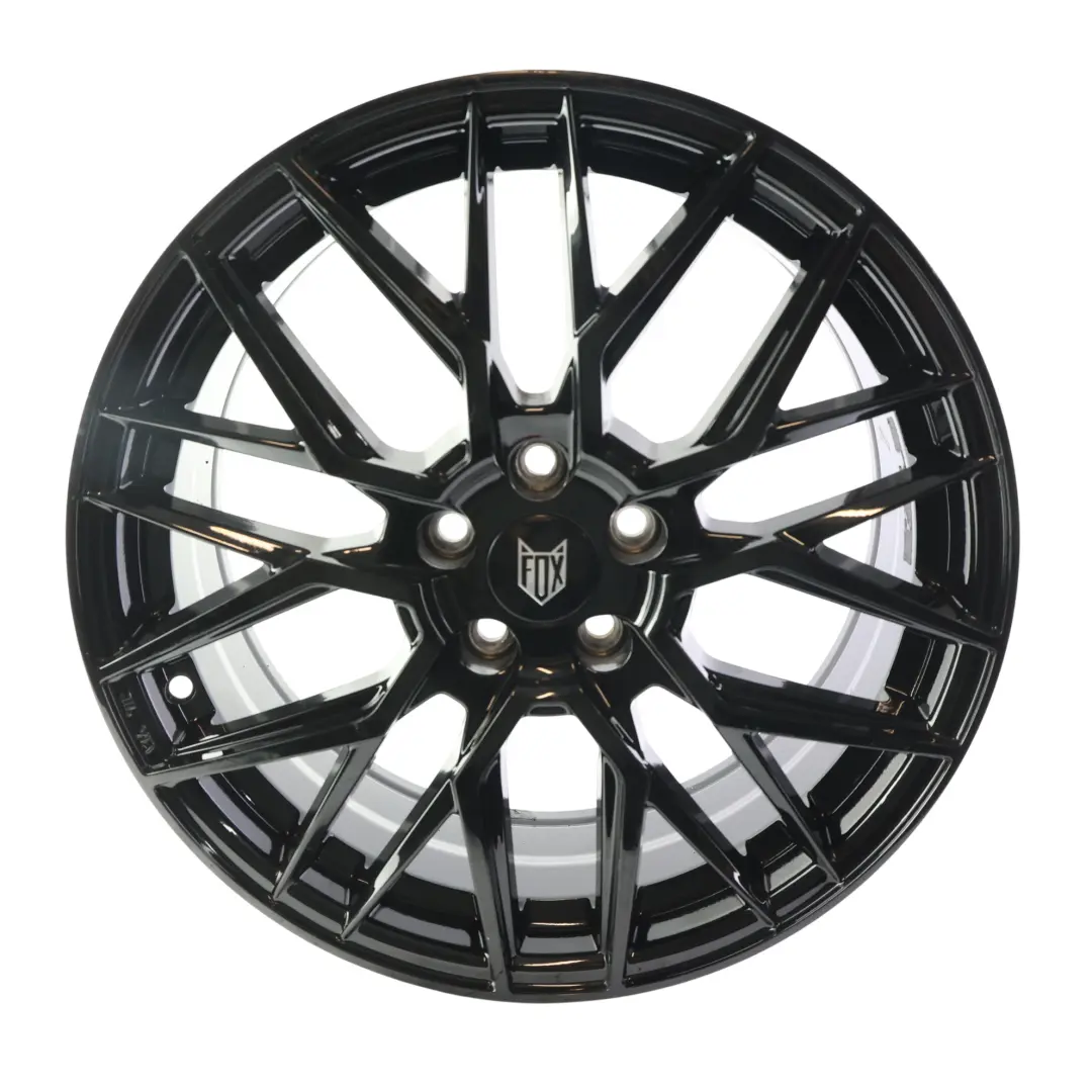  Inny Felge Alu Rim FOX BMA S1 Schwarz Glänzend 17" 7J ET:38 - SKU FOX-VIA-17-1 - Teilenummer FOX-VIA-17