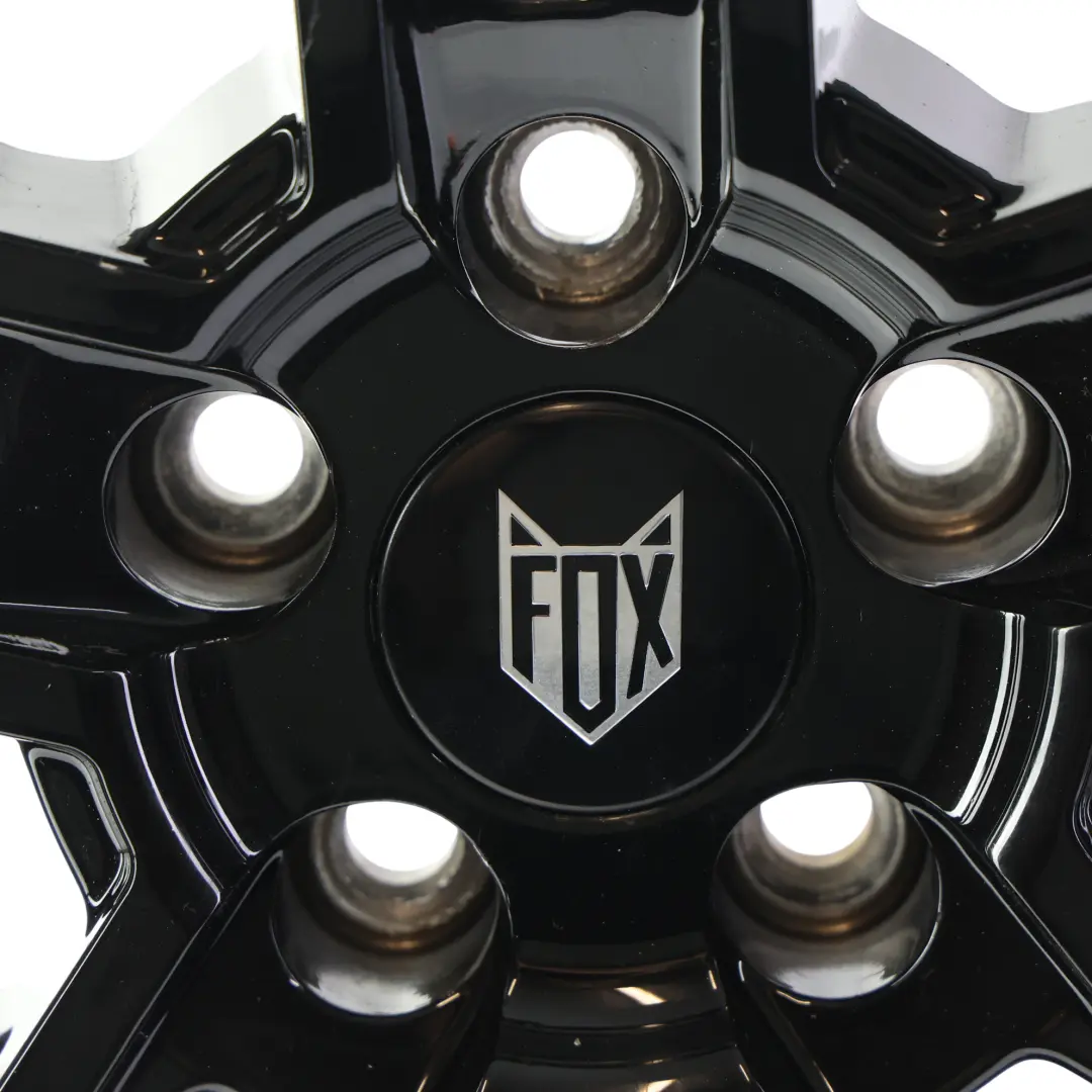 Wheel Alloy Rim FOX BMA S1 Black Glossy 17" 7J ET:38 - SKU FOX-VIA-17-1 - Part number FOX-VIA-17