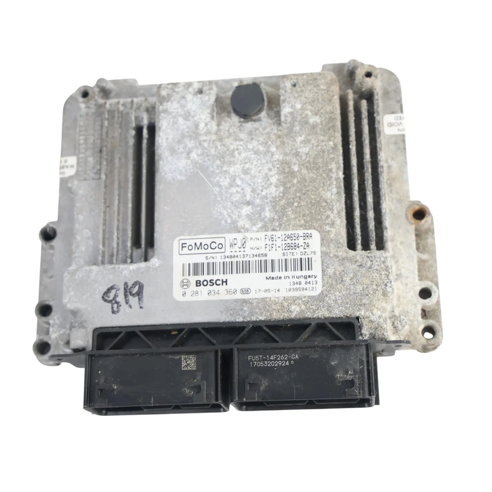 Ford Transit Connect MK2 1.5 TDCi 75HP Calculateur Moteur FV61-12A650-BRA Manuel