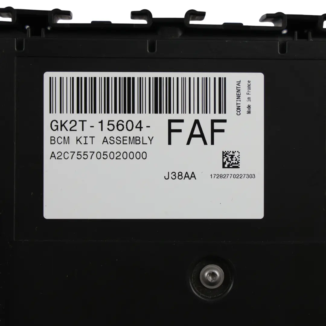 Ford Transit Custom Body Control Module BCM Fuse Box Unit - SKU GK2T-15604-FAF - Part number GK2T-15604-FAF