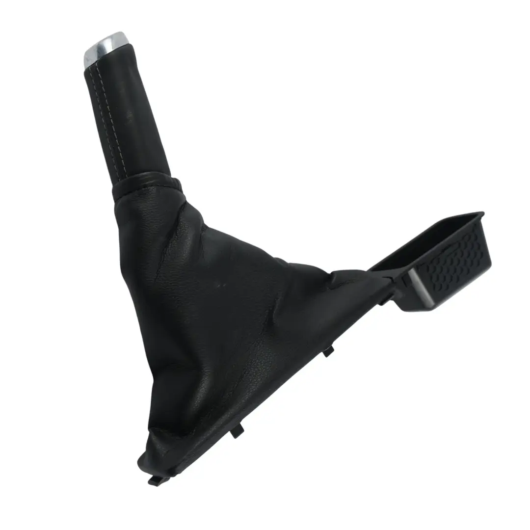 Ford Fiesta MK8 ST Feststellbremse Handbremshebel Schwarz Leder - SKU H1BB-A044L49-A - Teilenummer H1BB-A044L49-A