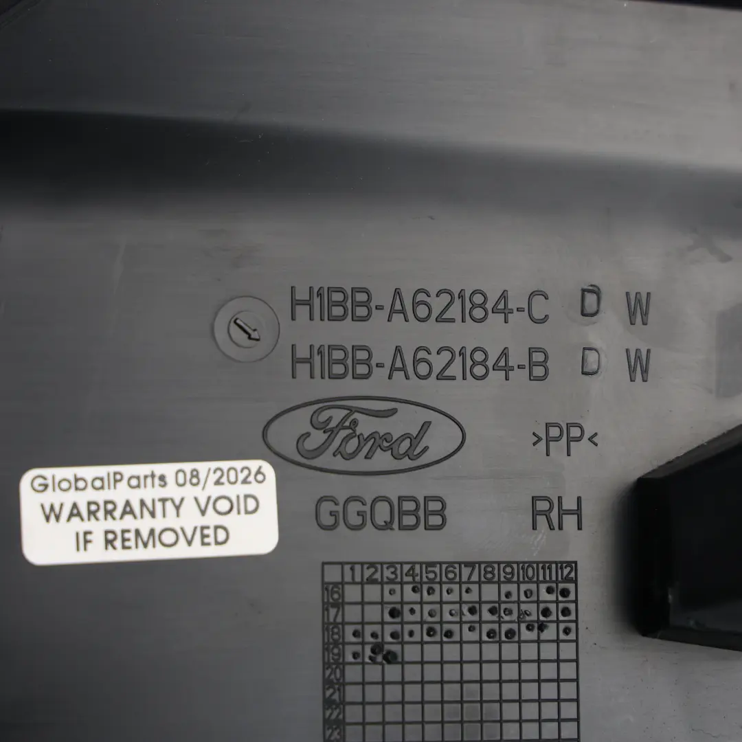 MK8 Sitzverkleidung Basis Vorne Rechts für Ford Fiesta mit Teilenummer H1BB-A62184-CDW Ford Fiesta MK8 Sitzverkleidung Basis Vorne Rechts - SKU H1BB-A62184-CDW - Teilenummer H1BB-A62184-CDW