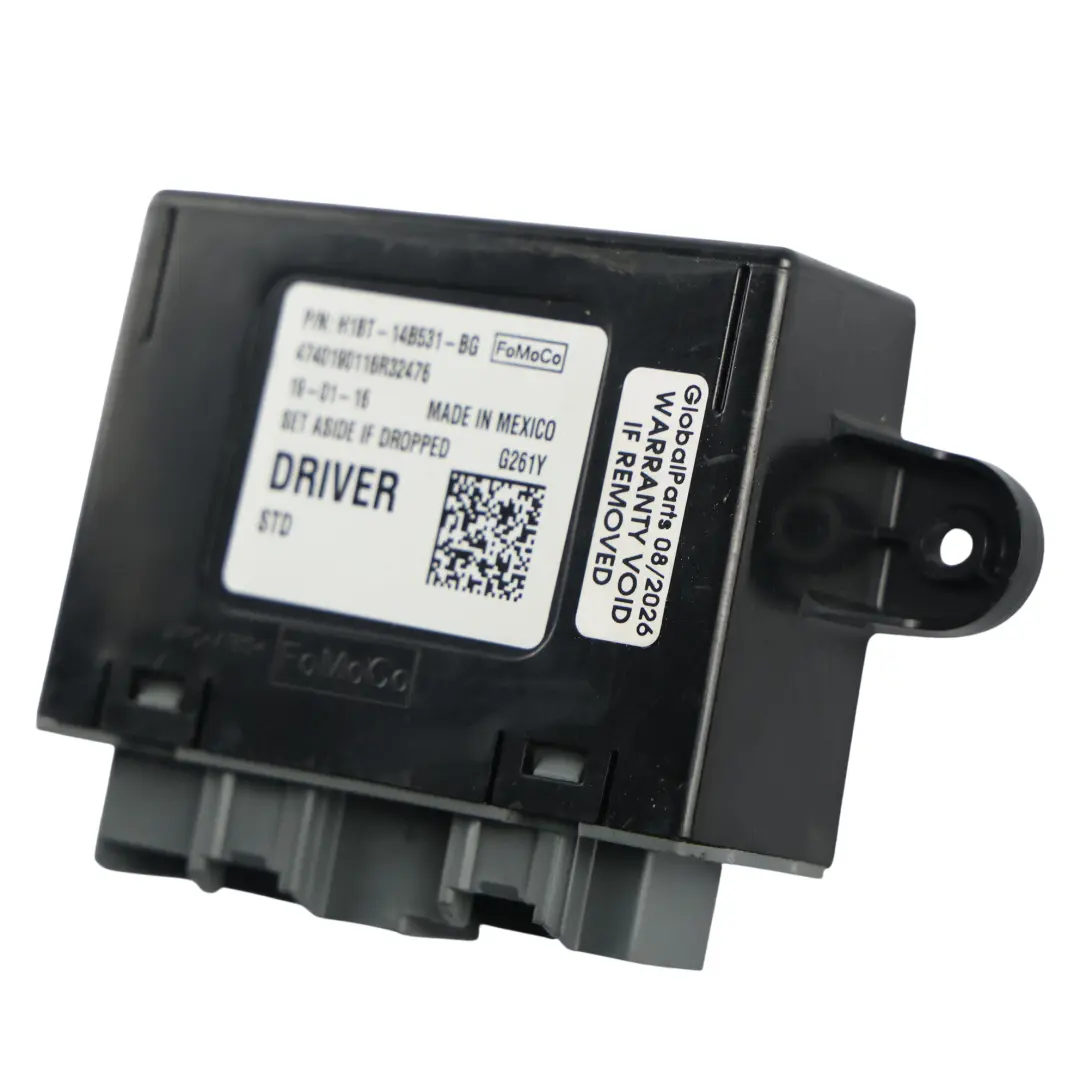 Ford Fiesta Mk8 Front Door Control Unit ECU Module Driver's Side - SKU H1BT-14B531-BG - Part number H1BT-14B531