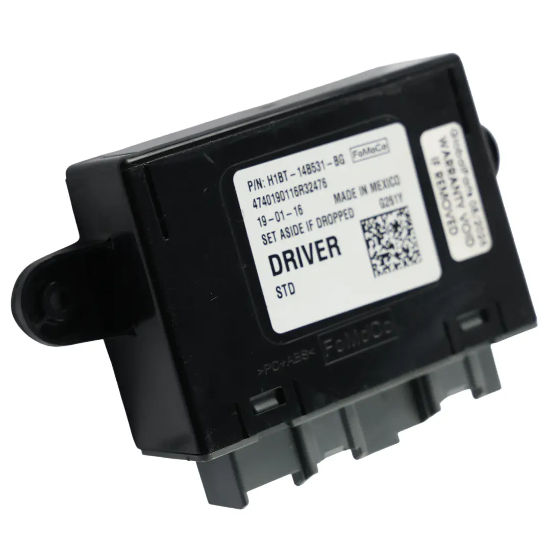 Mk8 Moduł Sterownik Drzwi Przód Lewy do Ford Fiesta o numerze H1BT-14B531 Ford Fiesta Mk8 Moduł Sterownik Drzwi Przód Lewy - SKU H1BT-14B531-BG - Numer Części H1BT-14B531
