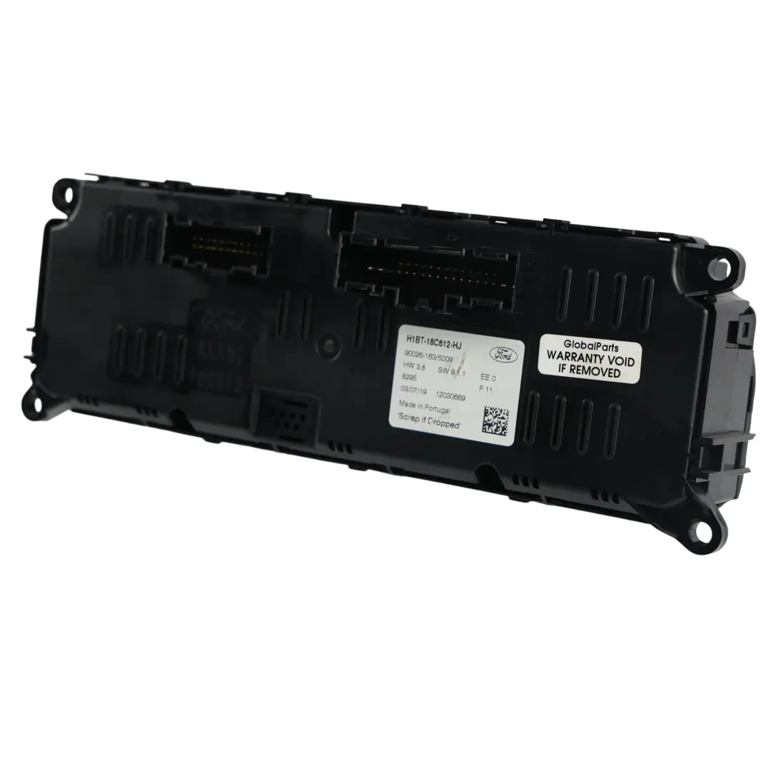 Ford Fiesta St MK8 Heater Climate Control Panel A/C Switch Button - SKU H1BT-18C612-HJ - Part number H1BT-18C612-HJ