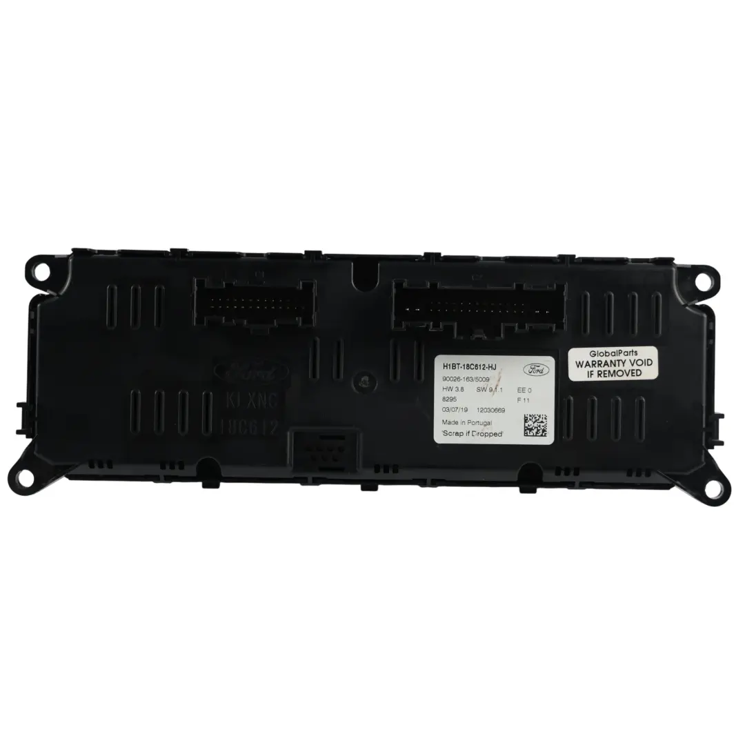 Ford Fiesta St MK8 Heater Climate Control Panel A/C Switch Button - SKU H1BT-18C612-HJ - Part number H1BT-18C612-HJ