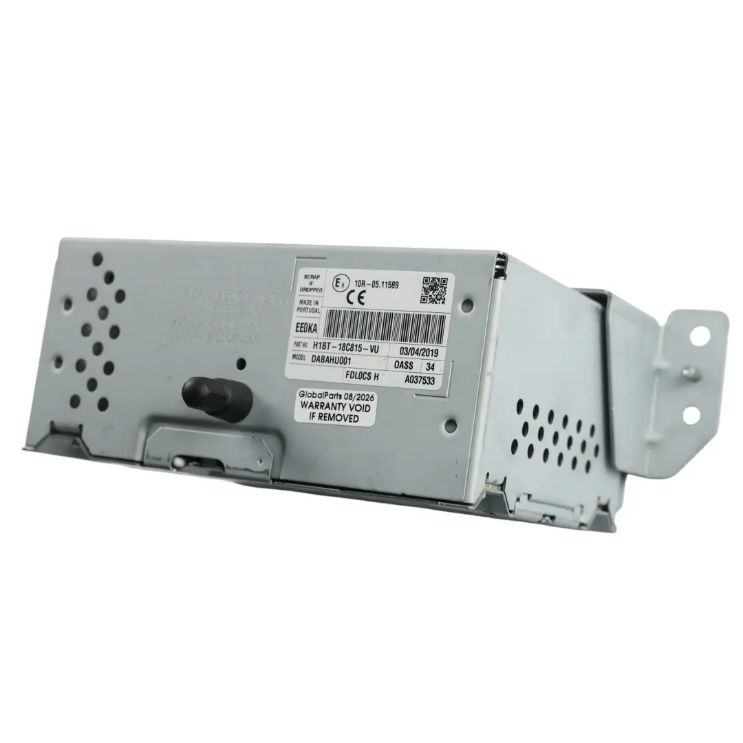 Mk8 Radio Stereo Sat Nav Head Unit Module Control to Ford Fiesta with Part number H1BT-18C815-VU Ford Fiesta Mk8 Radio Stereo Sat Nav Head Unit Module Control - SKU H1BT-18C815-VU - Part number H1BT-18C815-VU