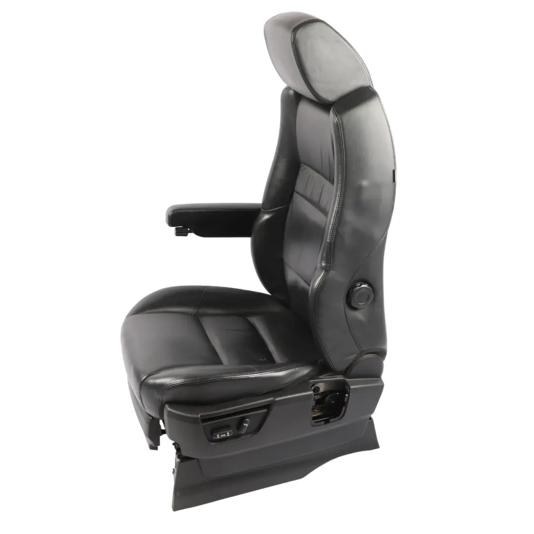 Range Rover Sport L320 Front Seat Heated Electric Left N/S Leather Ebony Black - SKU RHD-HBA501610PVJ - Part number HBA501610PVJ
