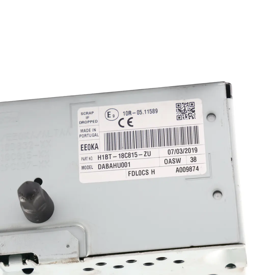 Mk8 Radio Audio Head Unit Sat Nav Module to Ford Fiesta with Part number HIBT-18C815-ZU Ford Fiesta Mk8 Radio Audio Head Unit Sat Nav Module - SKU H1BT-18C815-ZU - Part number HIBT-18C815-ZU