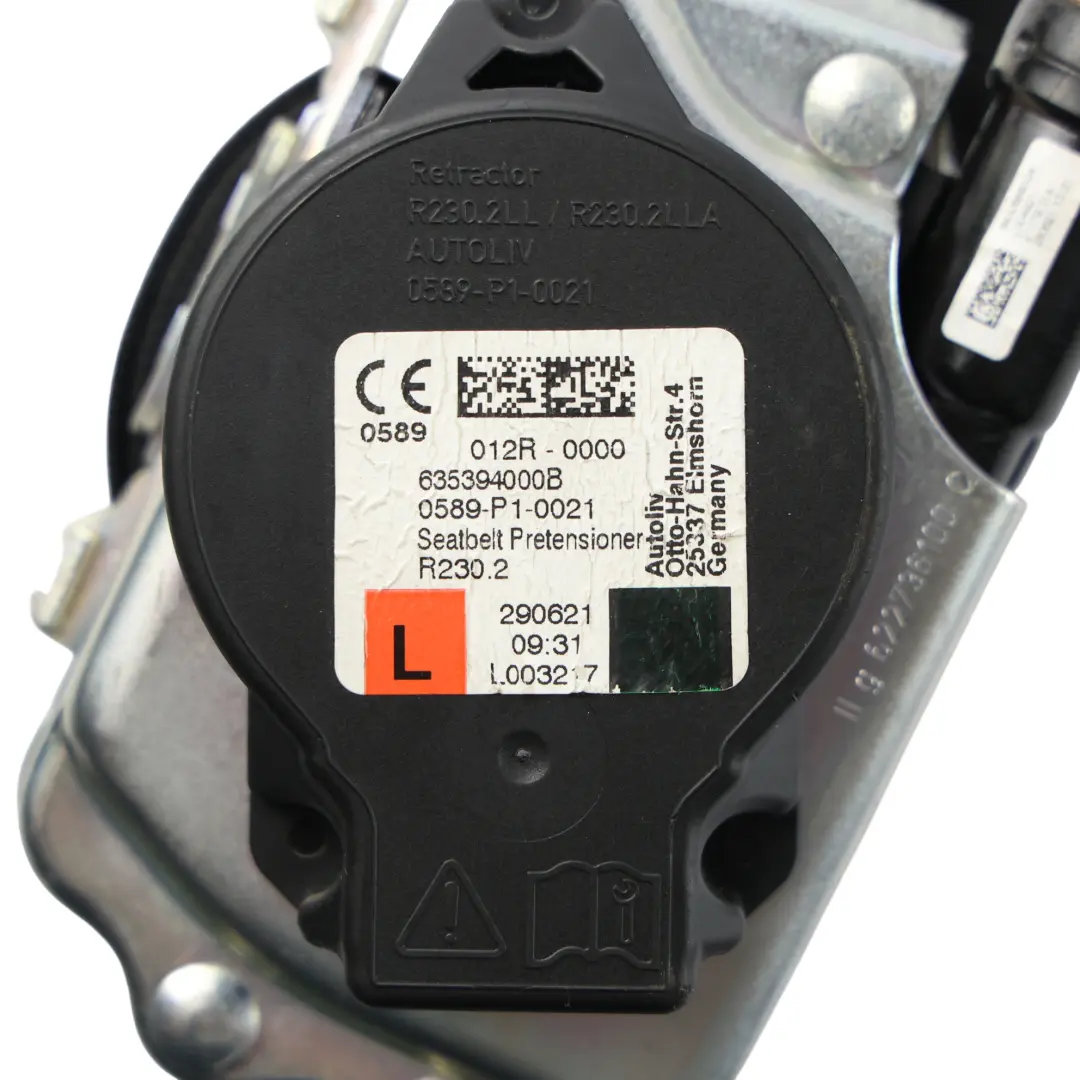 Land Rover Range Rover Velar L560 Seatbelt Front Left N/S - SKU HK83-611B09-AD8PVJ - Part number HK83-611B09-AD8PVJ