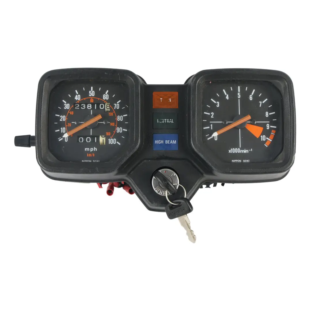 CB250 RS Instrument Cluster Dash Speedo Clocks to Honda with Part number INSTRUMENT-CLUSTER Honda CB250 RS Instrument Cluster Dash Speedo Clocks - SKU INSTRUMENT-CLUSTER - Part number INSTRUMENT-CLUSTER