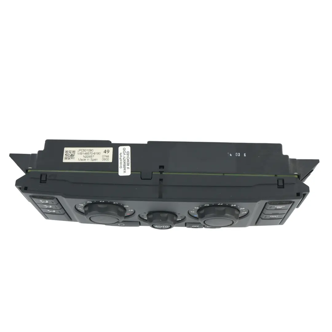 Klimaanlage Heizung Bedienfeld Schalter für Land Rover Discovery 3 L319 mit Teilenummer JFC501090 Land Rover Discovery 3 L319 Klimaanlage Heizung Bedienfeld Schalter - SKU JFC501090 - Teilenummer JFC501090